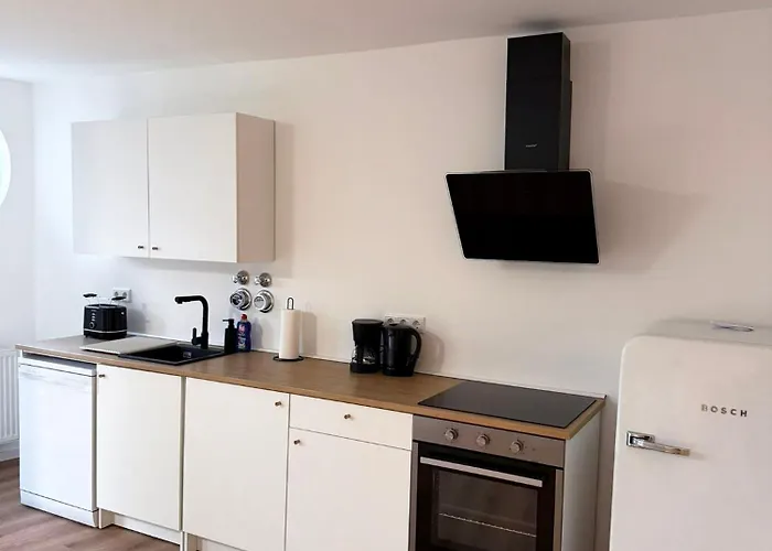 Zentrales Mit Dachterrasse Und Parkplatz Daire *